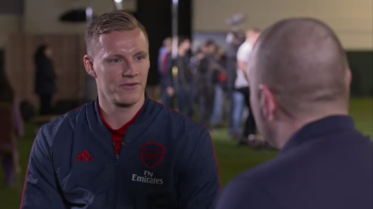 Bernd Leno speaks to Soccer AM's Tubes