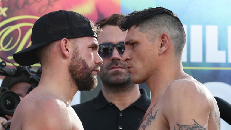 Billy Joe Saunders and Marcelo Coceres