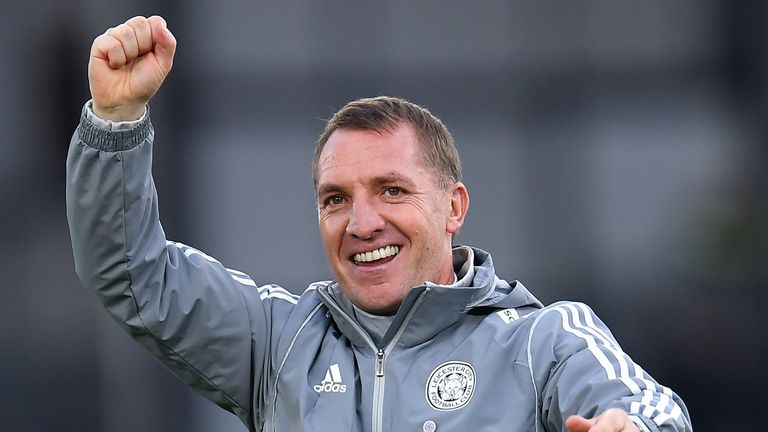 Brendan Rodgers has guided Leicester to second in the Premier League