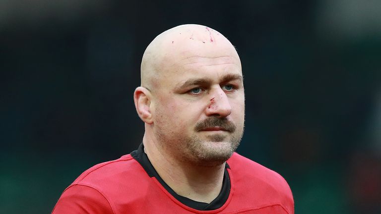 NORTHAMPTON, ENGLAND - NOVEMBER 17: Carl Fearns of Lyon looks on during the Heineken Champions Cup Round 1 match between Northampton Saints and Lyon OU at Franklin's Gardens on November 17, 2019 in Northampton, England. (Photo by David Rogers/Getty Images)