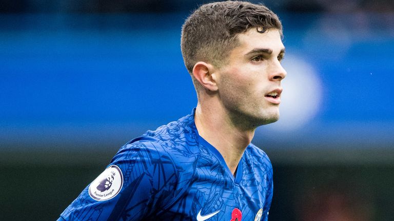 Chelsea winger Christian Pulisic