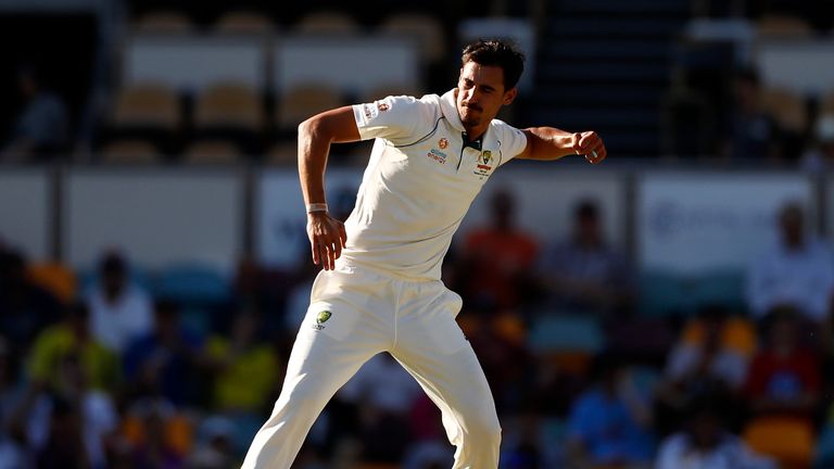 Mitchell Starc took the wicket that sealed Australia's victory by an innings and five runs
