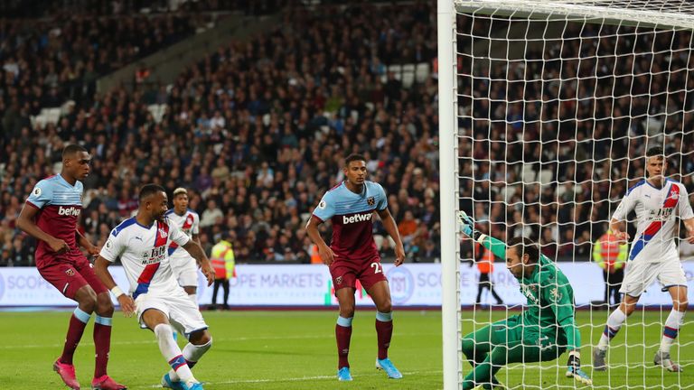 Jordan Ayew's goal was allowed to stand and West Ham's form has not recovered
