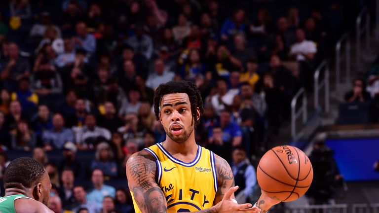  D'Angelo Russell picked up the injury during the defeat to Boston Celtics