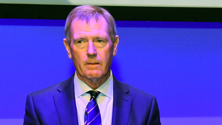 Dave King at the Rangers AGM 