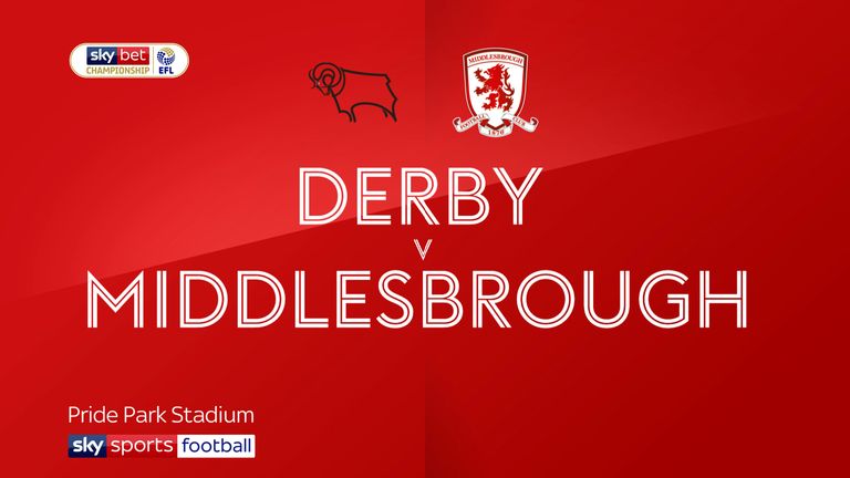 Derby v Middlesbrough