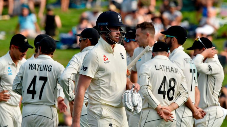 Dom Sibley managed just four runs during England&#39;s second test against New Zealand