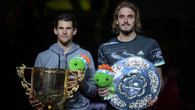 Dominic Thiem defeated Stefanos Tsitsipas to win the title in Beijing in October