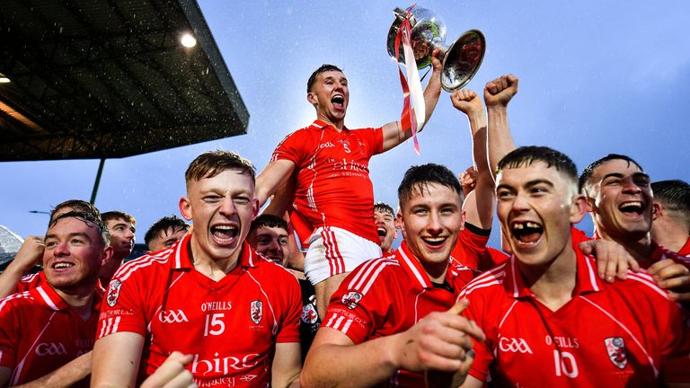 East Kerry players celebrate their victory