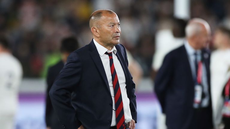 Eddie Jones was named World Rugby coach of the Year in 2017