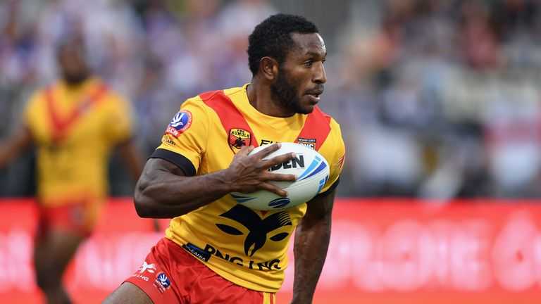 Edwin Ipape scored a superb solo try for Papua New Guinea