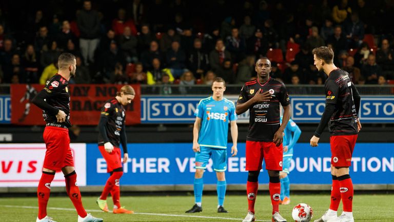 Excelsior's Ahmad Mendes Moreira leads Dutch racism protest | Football News  | Sky Sports