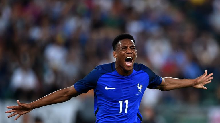 Anthony Martial still has a future with France according to manager Didier Deschamps