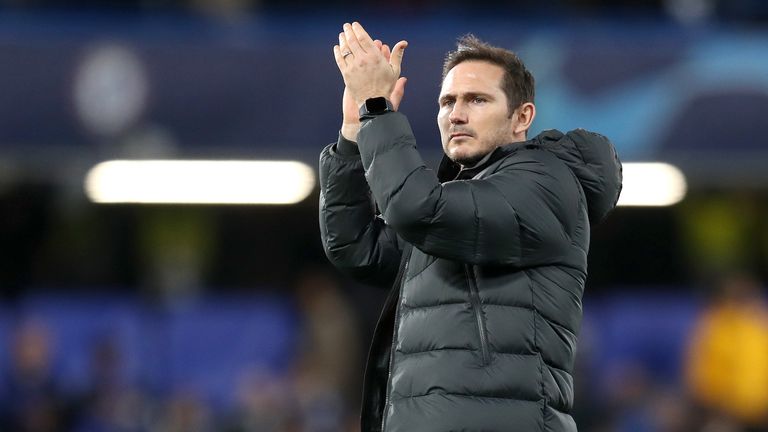 Frank Lampard says his Chelsea side are focused on the next game, and not their position in the Premier League table. 