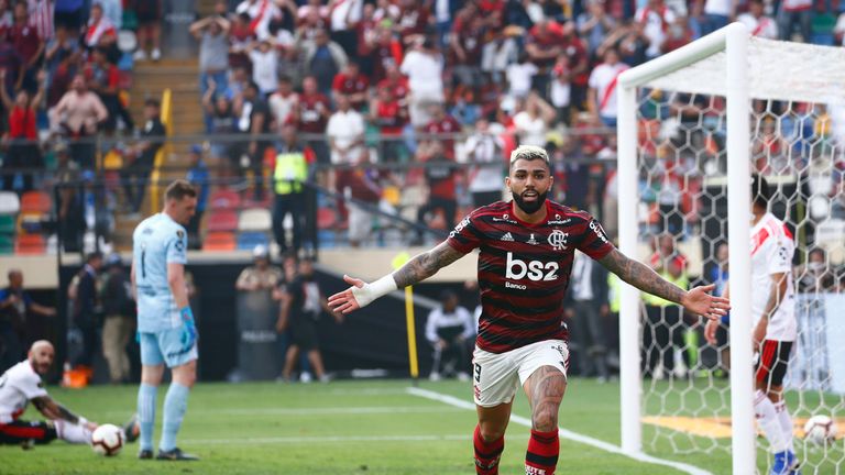 Gabriel Barbosa was the hero for Flamengo