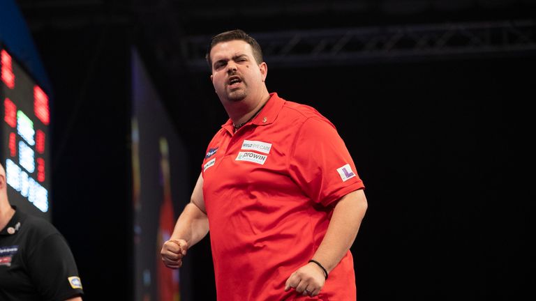 Gabriel Clemens made it back to back wins at the Grand Slam of Darts to book his place in the second round