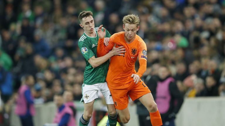 Gavin Whyte dice que la actuación contra Holanda muestra cuán lejos ha llegado Irlanda del Norte