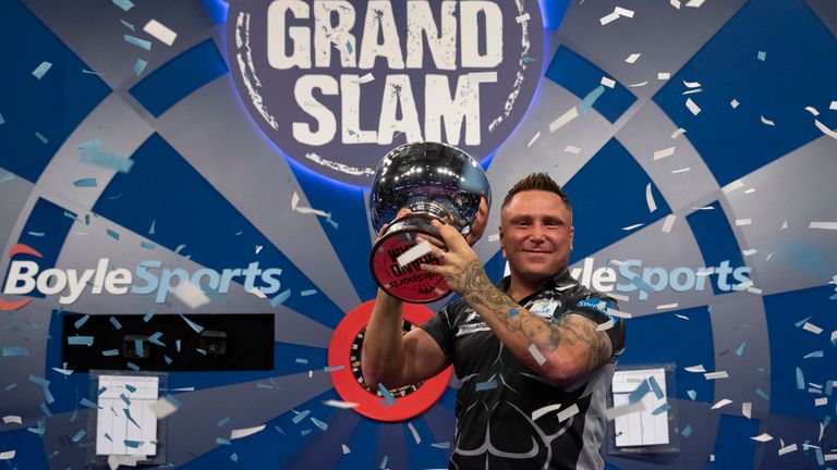 Gerwyn Price lifted the Eric Bristow Trophy with a brilliant performance in Wolverhampton
