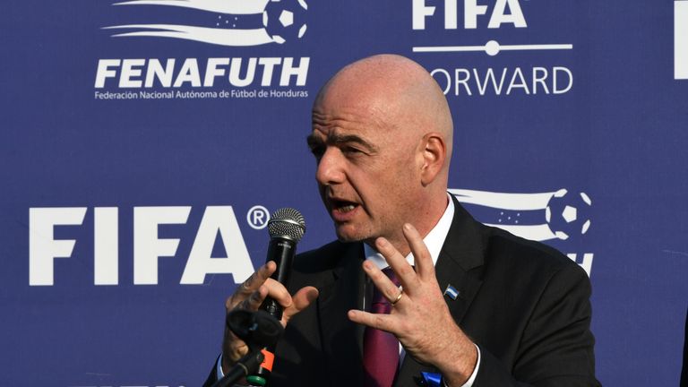 FIFA president Gianni Infantino