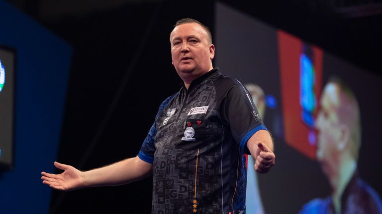 Glen Durrant's hopes are alive after a hard-fought win over Martin Schindler