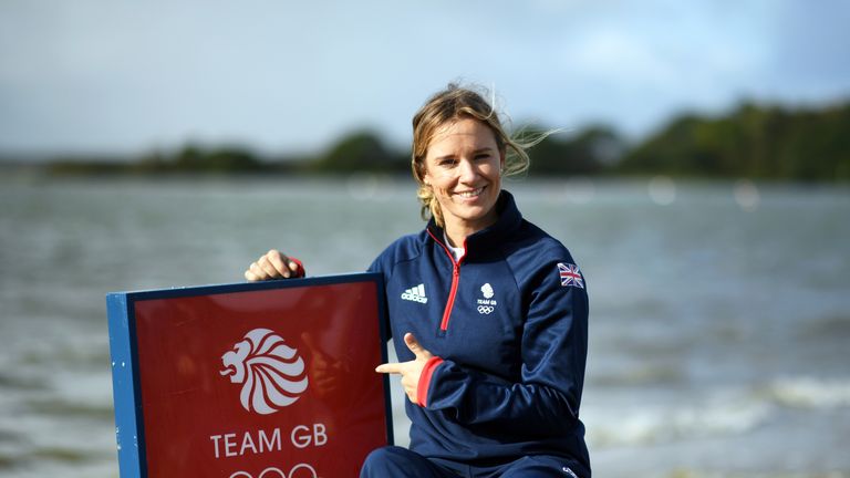 Great Britain sailor Hannah Mills