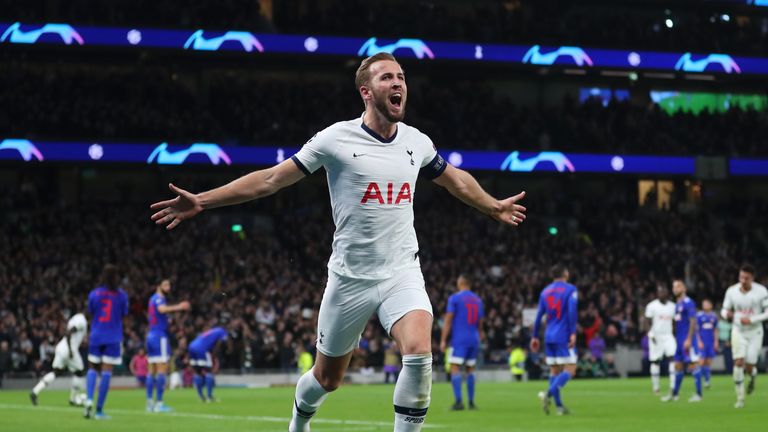 Harry Kane scored two of Spurs' three second-half goals