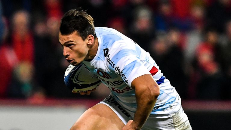 Juan Imhoff dashed over for Racing's third try after a Russell line-break