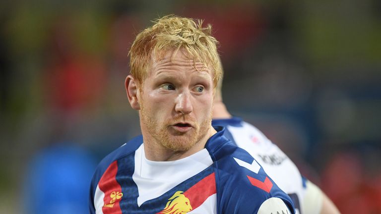 James Graham.
Great Britain Lions v Tonga International XIII, Lions Tour and Oceania Cup, FMG Stadium Waikato, Hamilton, New Zealand. 26 October 2019. © Copyright Photo: Jeremy Ward / www.photosport.nz