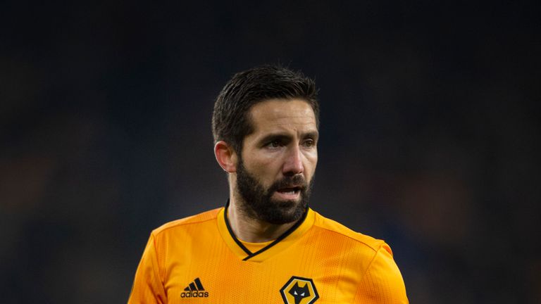 WOLVERHAMPTON, ENGLAND - NOVEMBER 07: Joao Mountinho of Wolverhampton Wanderers in action during the UEFA Europa League Group K match between Wolverhampton Wanderers and Slovan Bratislava at Molineux on November 7, 2019 in Wolverhampton, United Kingdom. (Photo by Visionhaus) *** Local Caption *** Joao Mountinho