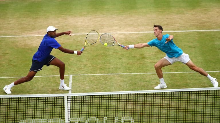 Joe Salisbury and Rajeev Ram boast considerable range at the net