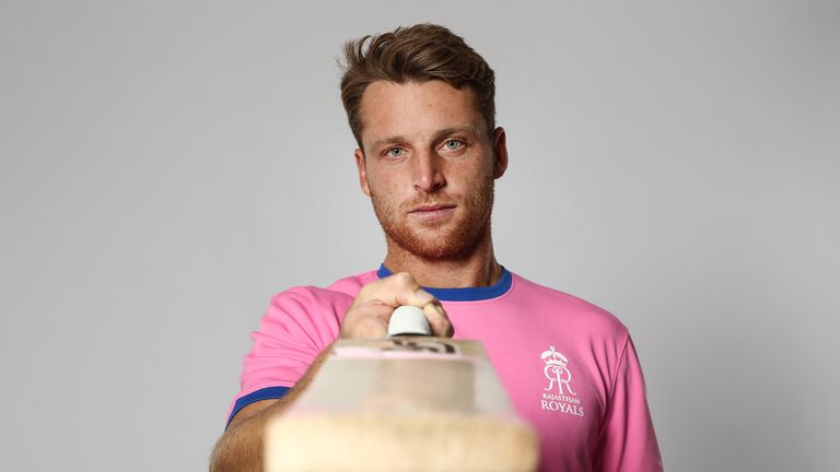 Jos Buttler of England and Rajasthan Royals poses for a photo on March 18, 2019 in Hammersmith, England. 