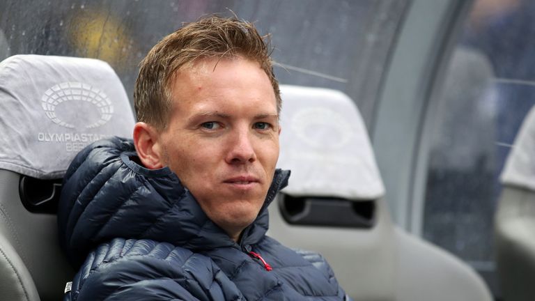RB Leipzig head coach Julian Nagelsmann is a potential replacement