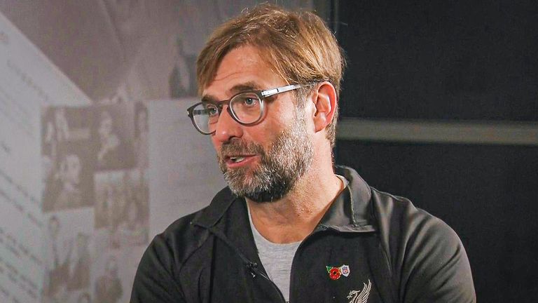 Jurgen Klopp spoke to Sky Sports' Geoff Shreeves ahead of Liverpool vs Manchester City on Super Sunday