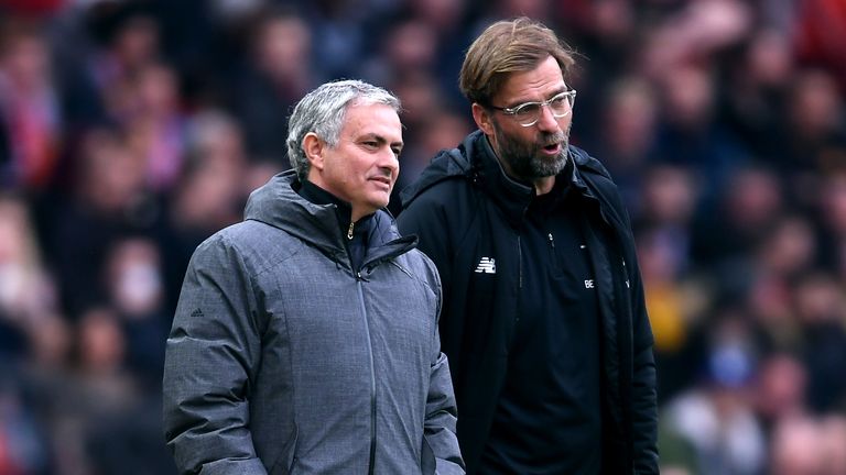 Jurgen Klopp and Jose Mourinho