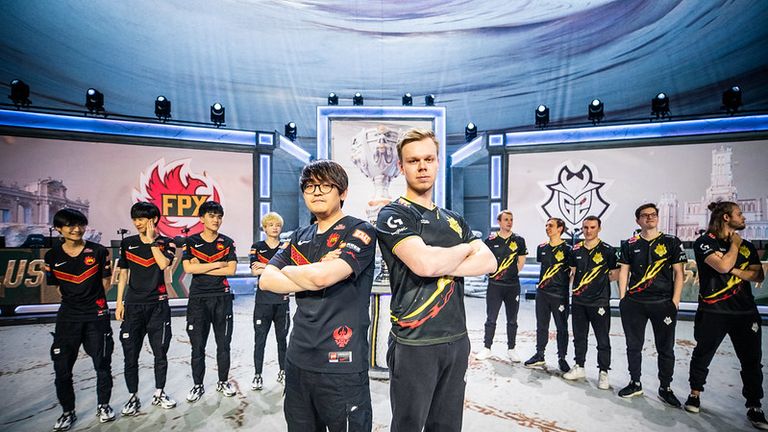 G2's Wunder says their Worlds finalist opponent FPX will get a 'reality check' next weekend. (Credit: Riot Games)