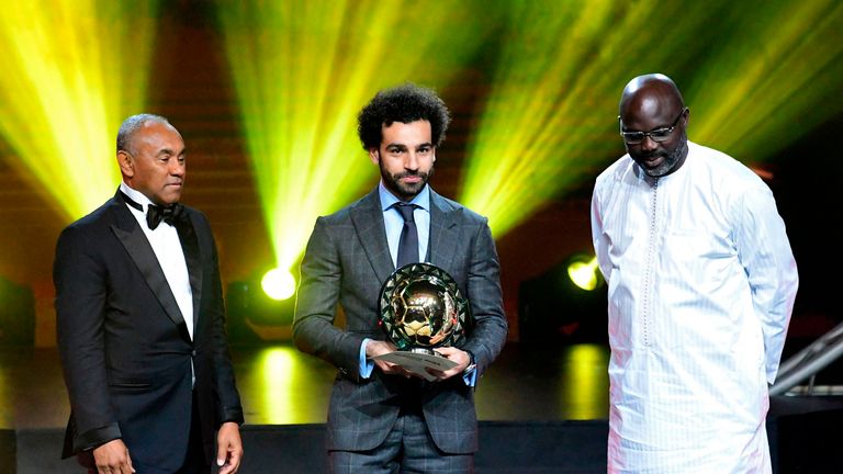 Liverpool's Mo Salah will be looking to maintain his African Player of the Year title for a third successive time
