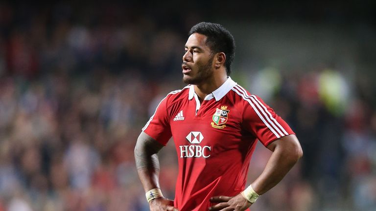 Manu Tuilagi in action for the British and Irish Lions in 2013