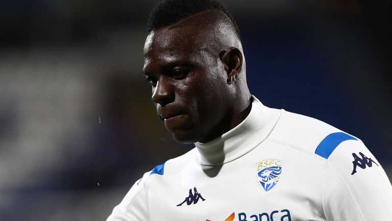 Balotelli was racially targeted by home supporters during Sunday's Serie A clash