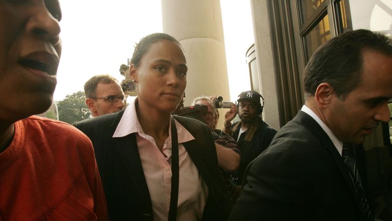 US athlete Marion Jones was stripped of the six Olympic medals she won in Sydney 