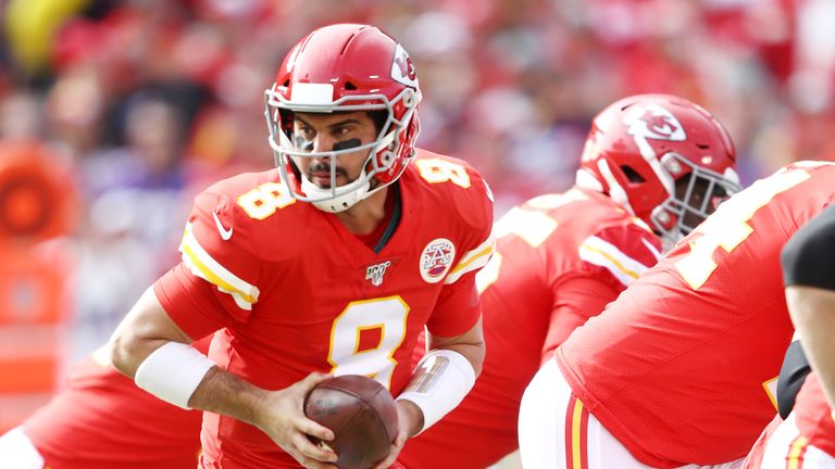 Matt Moore jugó bien en lugar de Patrick Mahomes