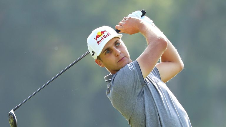 Matthias Schwab during the final round of the Turkish Airlines Open