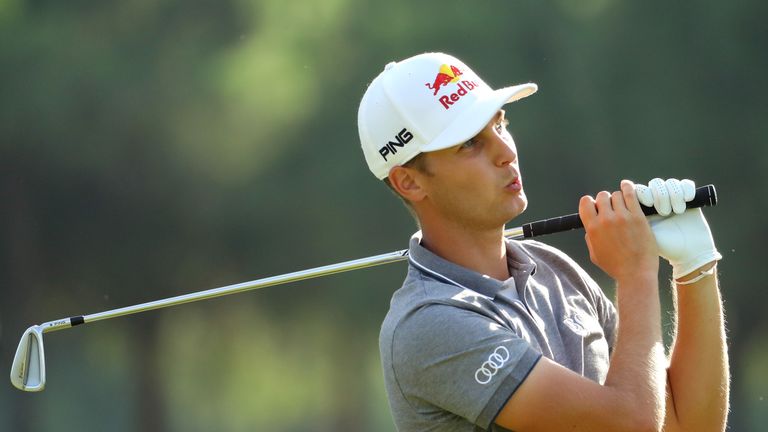 Matthias Schwab during the final round of the Turkish Airlines Open