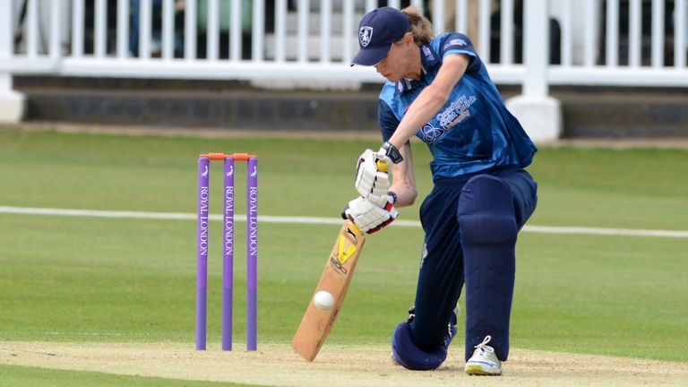 Maxine Blythin, Kent Women cricket (pic credit: Ian Scammell)