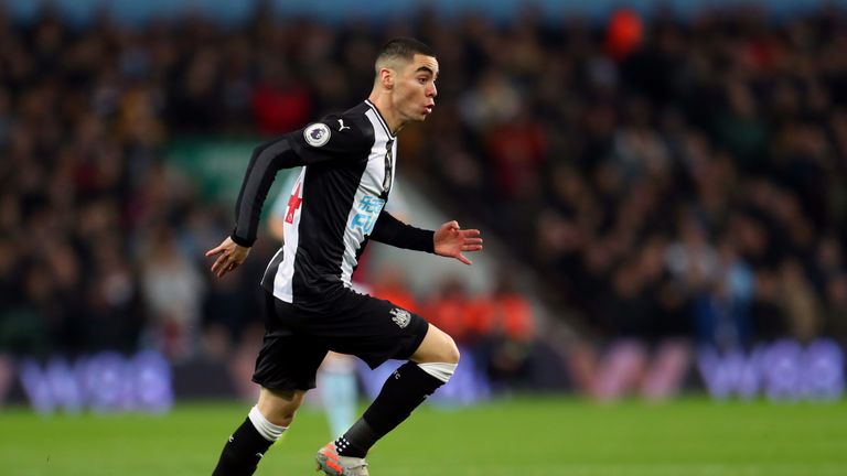 Miguel Almiron has yet to score for Newcastle this season