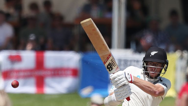 Mitchell Santner, New Zealand, Test vs England at Bay Oval