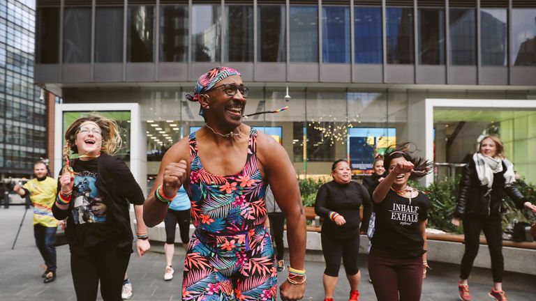 Mr Motivator, Rainbow Laces Day, Aviva Pride