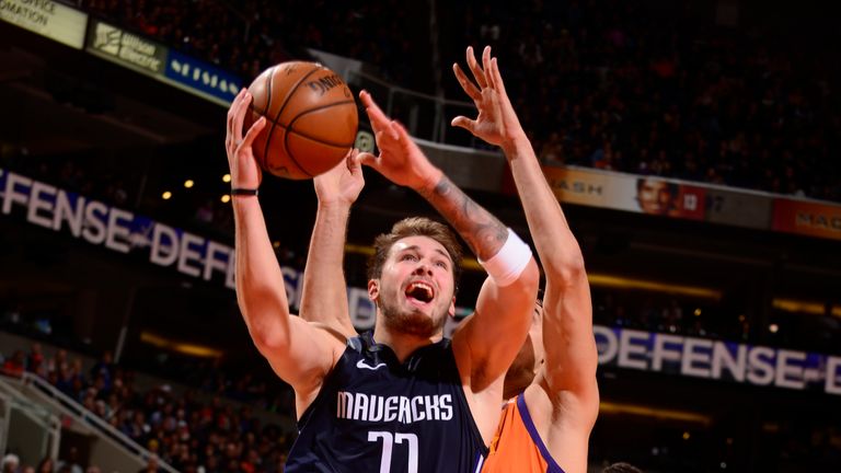 Luka Doncic produced another superb performance for the Mavericks against the Phoenix Suns