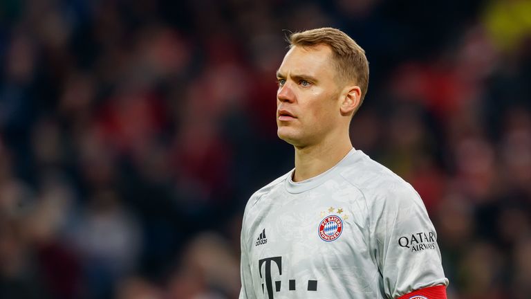 Germany goalkeeper Manuel Neuer was tight-lipped when asked about a potential return to Bayern Munich for Pep Guardiola