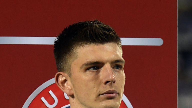 England's goalkeeper Nick Pope poses ahead of the UEFA Euro 2020 qualifying Group A football match between Kosovo and England in Pristina on Novembar 17, 2019. 