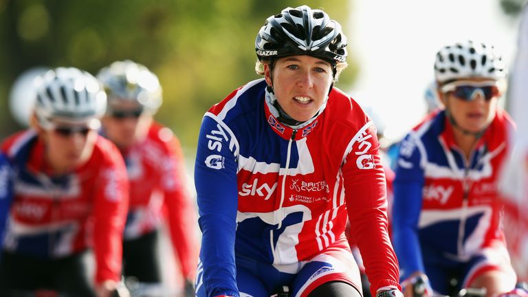 Nicole Cooke on September 20, 2012 in Valkenburg, Netherlands